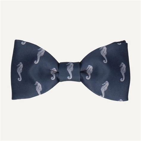 hermes seahorse tie|Hermes bow ties for men.